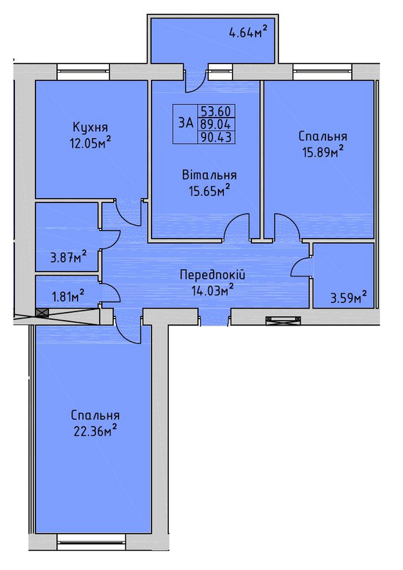 Планировка типа  3A