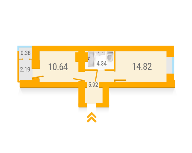 Планировка типа  (1-2)1.2б