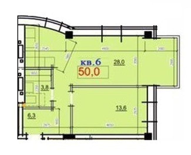 Планировка типа  1-50