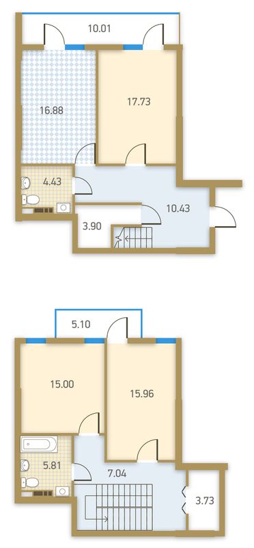 Планировка типа  3В