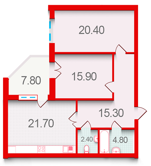 Планировка типа  (1)2.3