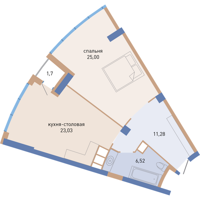 Планировка типа  B