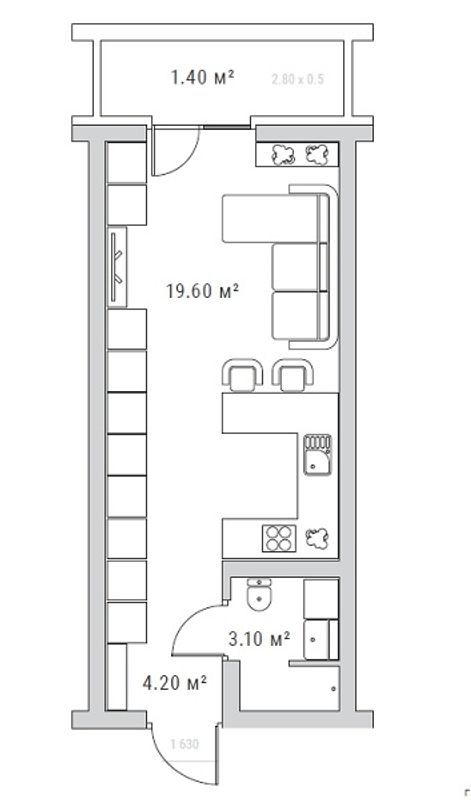 Планировка типа  Тип 3*